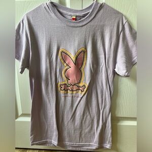 lilac playboy graphic tee